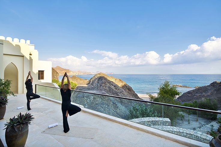 Yoga on the terrace