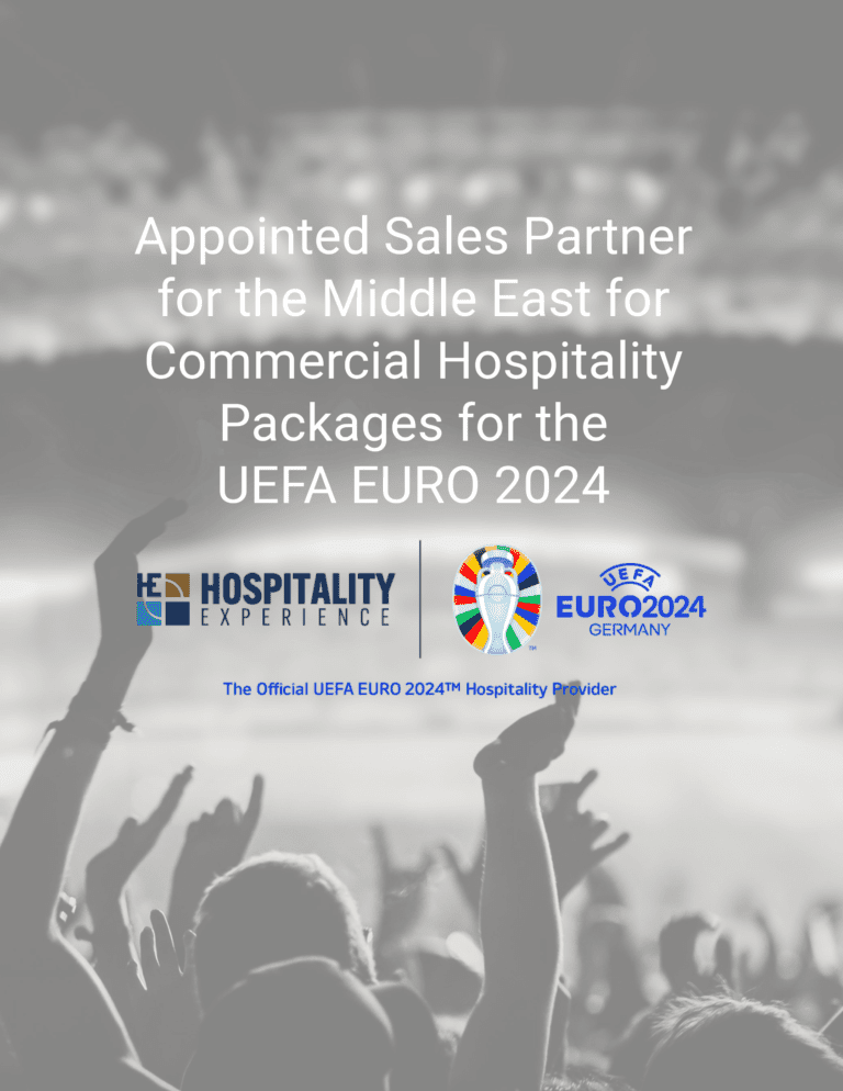 ppointed Sales Partner for the Middle East for Commercial Hospitality Packages for the UEFA EURO 2024™